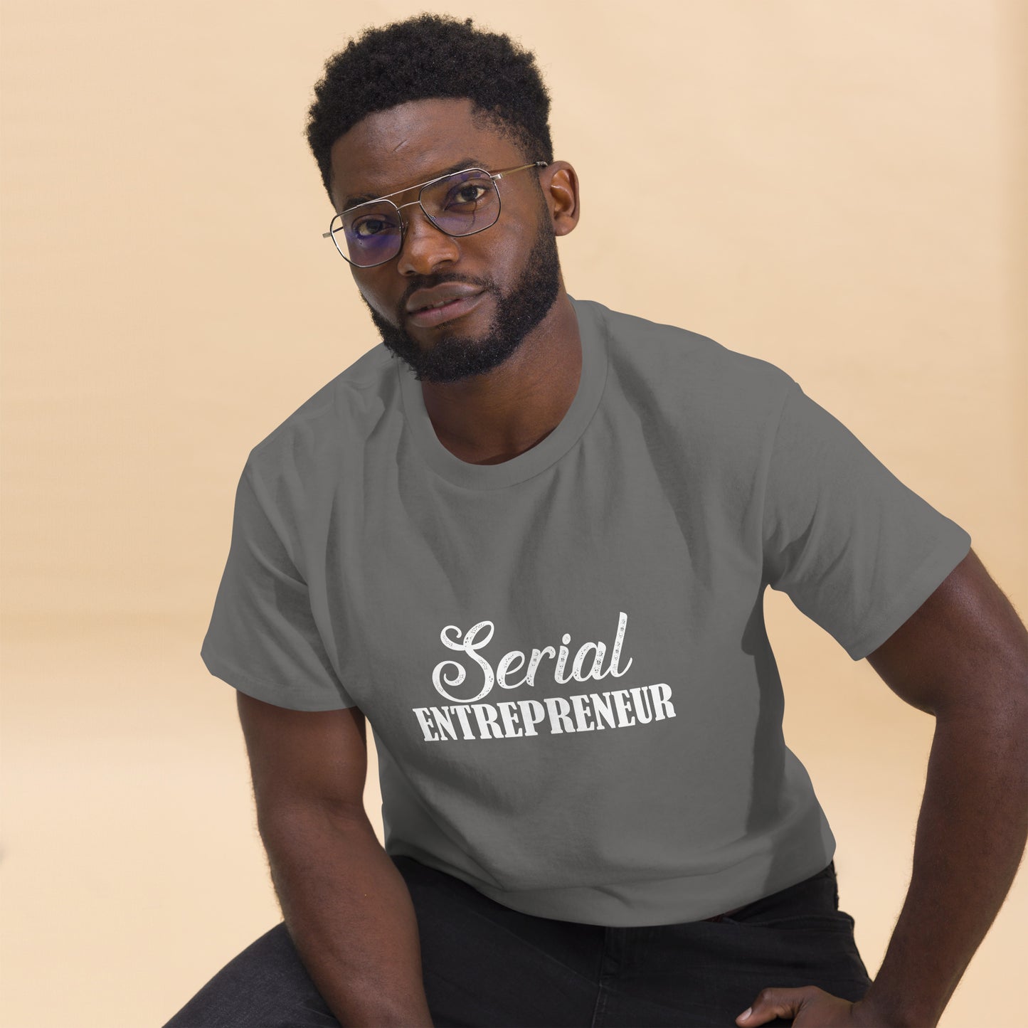 Men's classic tee-Serial entrepreneur