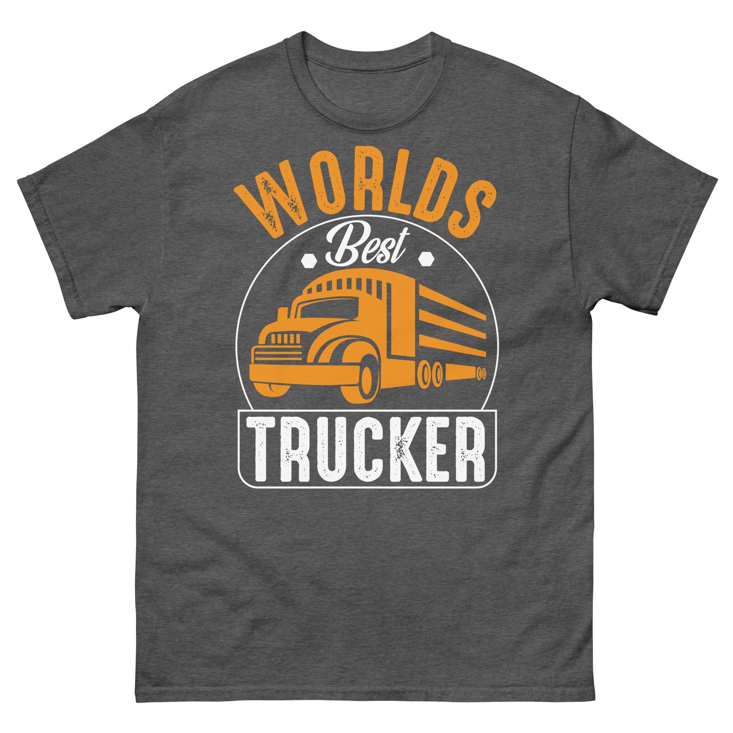 Men's classic tee-Worlds Best Trucker