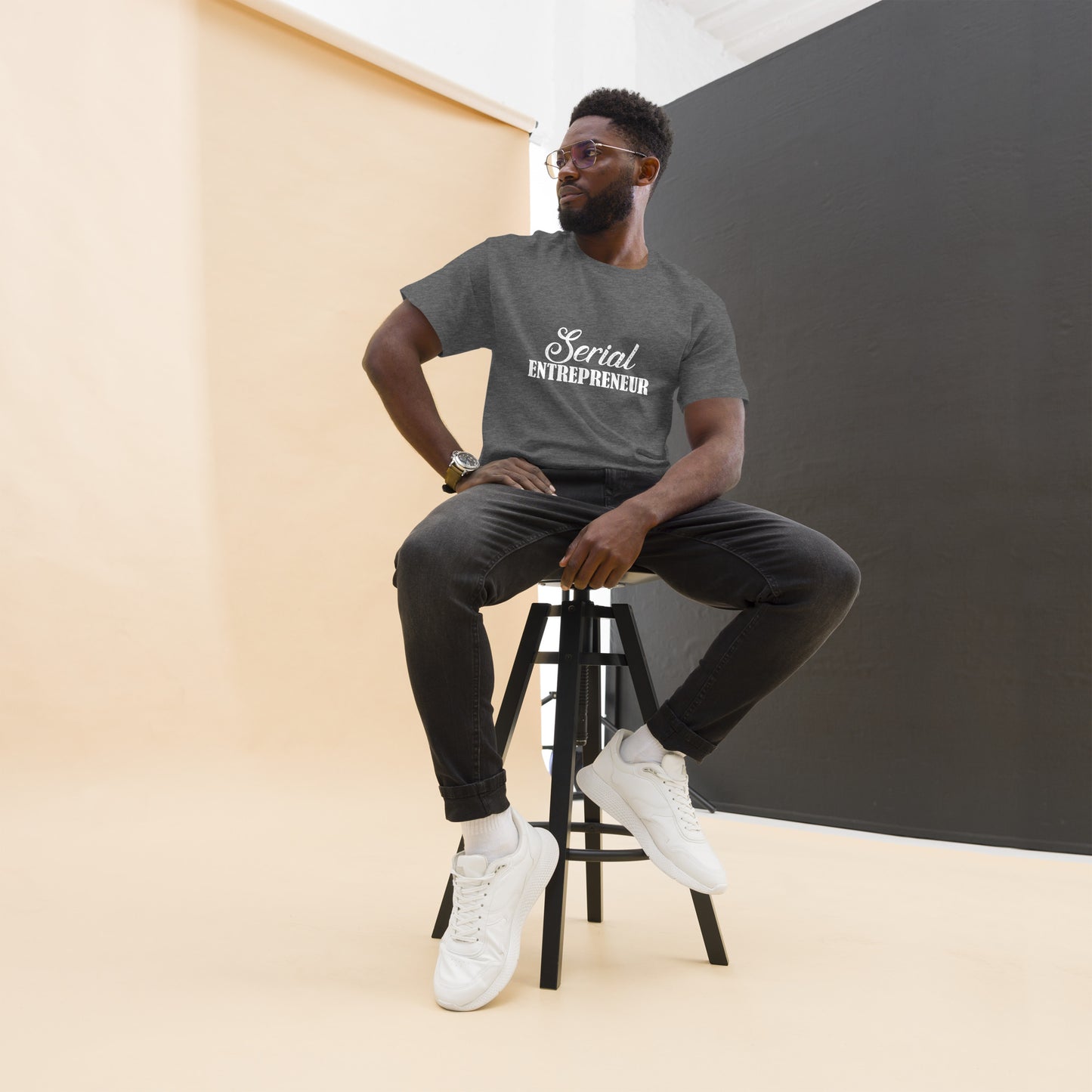 Men's classic tee-Serial entrepreneur