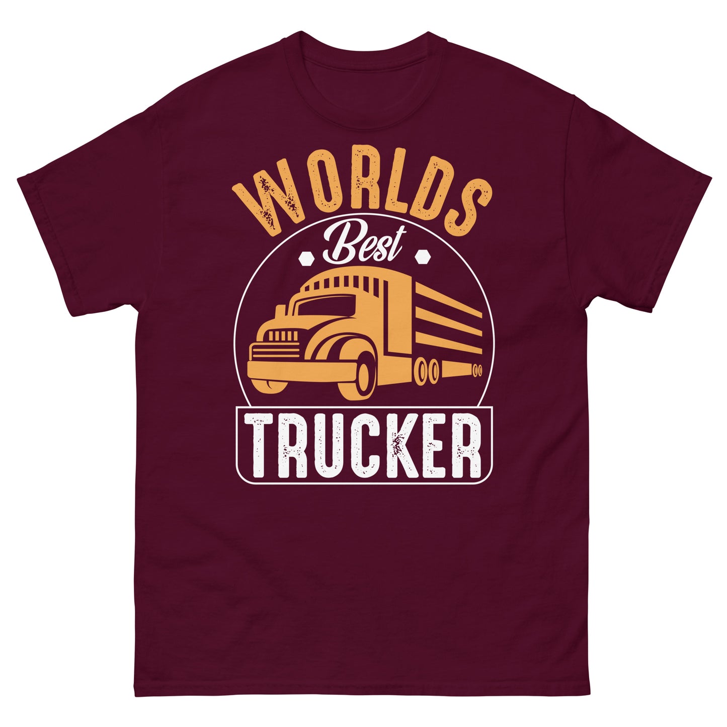 Men's classic tee-Worlds Best Trucker