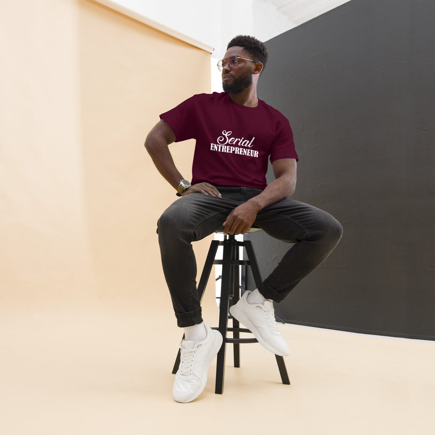 Men's classic tee-Serial entrepreneur